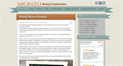 Desktop Screenshot of monzubakery.com