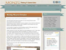 Tablet Screenshot of monzubakery.com